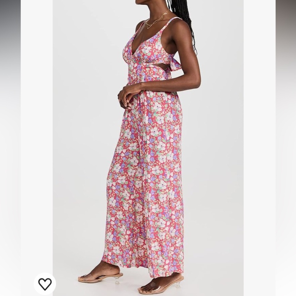EUC Yumi Kim Kylie pink floral jumpsuit - Picture 8 of 16